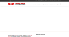 Desktop Screenshot of blackhawkengineering.com